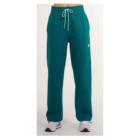 Bad Birdie Sweatpants Womens Small Purple Joggers Lavender Mint Drawcord - Picture 14 of 14